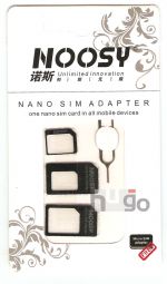 Adapter Zestaw Kart Nano Sim - Micro Sim - Sim NOOSY