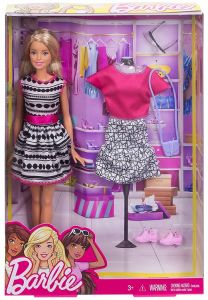 Lalka Barbie Modowe Przebieranki FFF59 Mattel