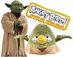 Duża Maskotka Angry Birds Star Wars 21cm pluszak Yoda