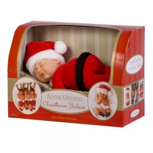 Lalka Anne Geddes Śpiący Mikołaj 20cm 579126