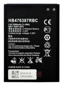 Bateria Huawei Ascend G750 Honor 3x HB476387RBC 3000mAh
