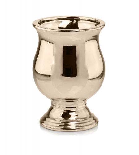 Doniczka wazon ceramiczna złota GLAMOUR Moon gold 15x21cm