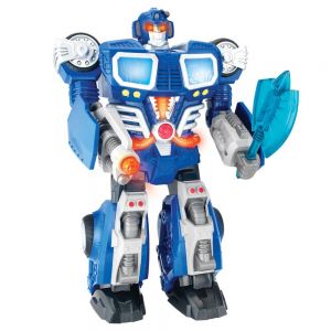 Robot 30cm  Autotron Chodzi Świeci Dumel Niebieski 5877