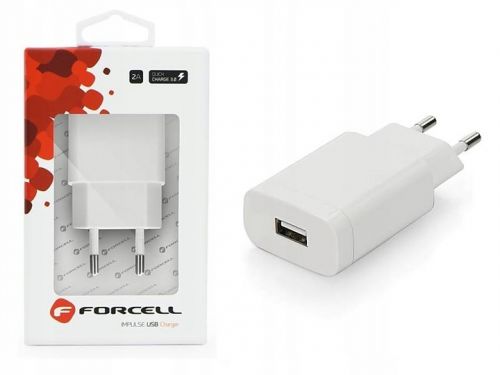 Ładowarka Sieciowa USB 2,4A Uniwersalna Quick Charge 3.0