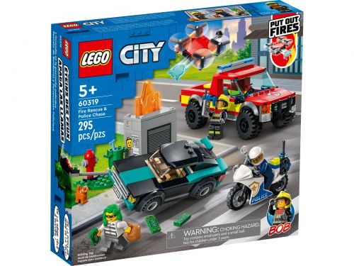 Klocki LEGO City Akcja strażacka i policyjny pościg 60319