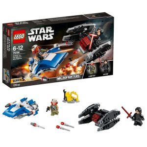 Klocki Lego Star Wars A-Wing kontra Tie Silencer 75196